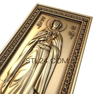 Icons (Holy Martyr Sophia, IK_0181) 3D models for cnc